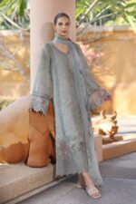 My Fashion Road Noor Luxury Laserkaari by Saadia Aasad Lawn Collection 2025 | D1-A