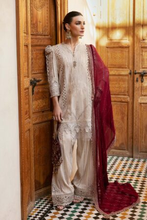 My Fashion Road MARIA B Luxury Unstitched Lawn Collection 2025 | D-2511-B