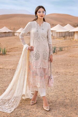 My Fashion Road MARIA B Luxury Unstitched Lawn Collection 2025 | D-2515-A