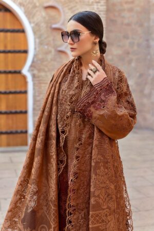 My Fashion Road MARIA B Luxury Unstitched Lawn Collection 2025 | D-2501-B