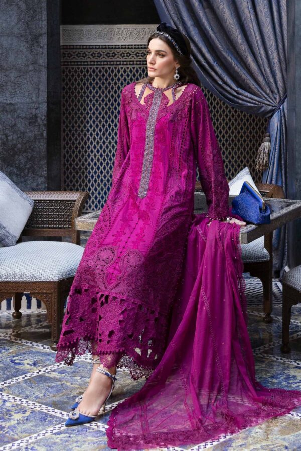 My Fashion Road MARIA B Luxury Unstitched Lawn Collection 2025 | D-2502-B