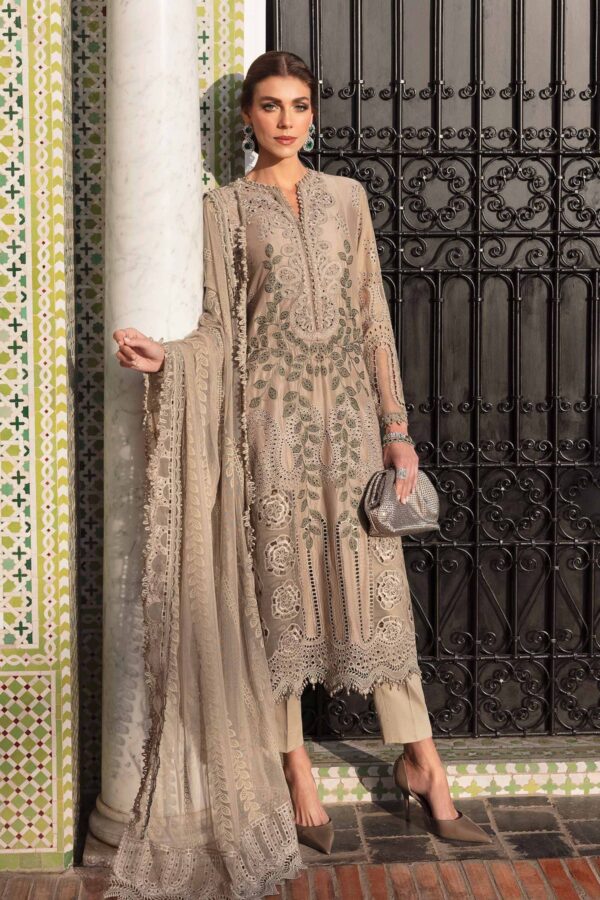 My Fashion Road MARIA B Luxury Unstitched Lawn Collection 2025 | D-2503-A