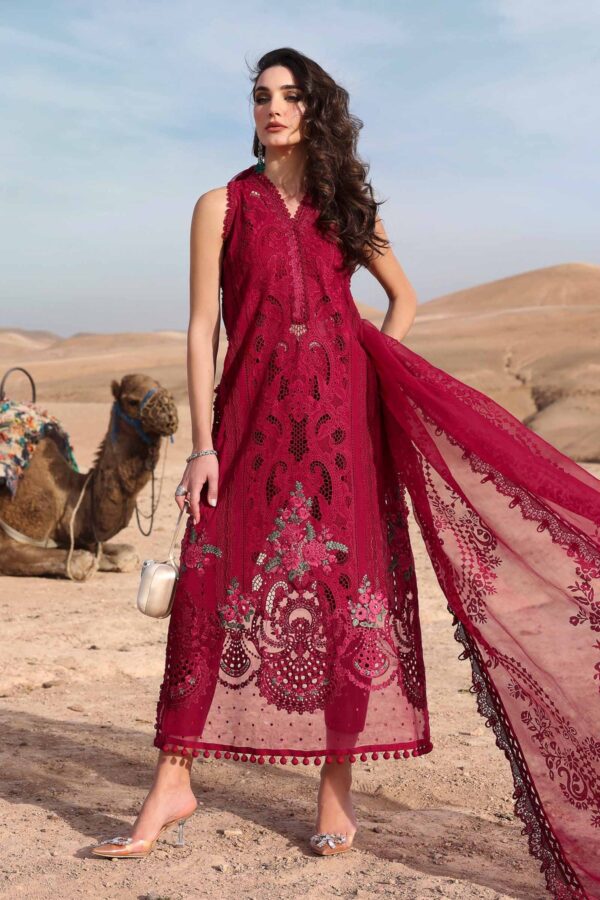My Fashion Road MARIA B Luxury Unstitched Lawn Collection 2025 | D-2504-A