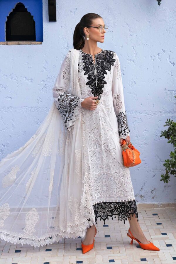 My Fashion Road MARIA B Luxury Unstitched Lawn Collection 2025 | D-2505-A