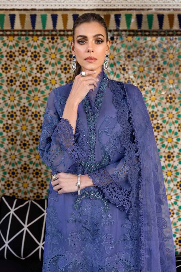 My Fashion Road MARIA B Luxury Unstitched Lawn Collection 2025 | D-2506-B