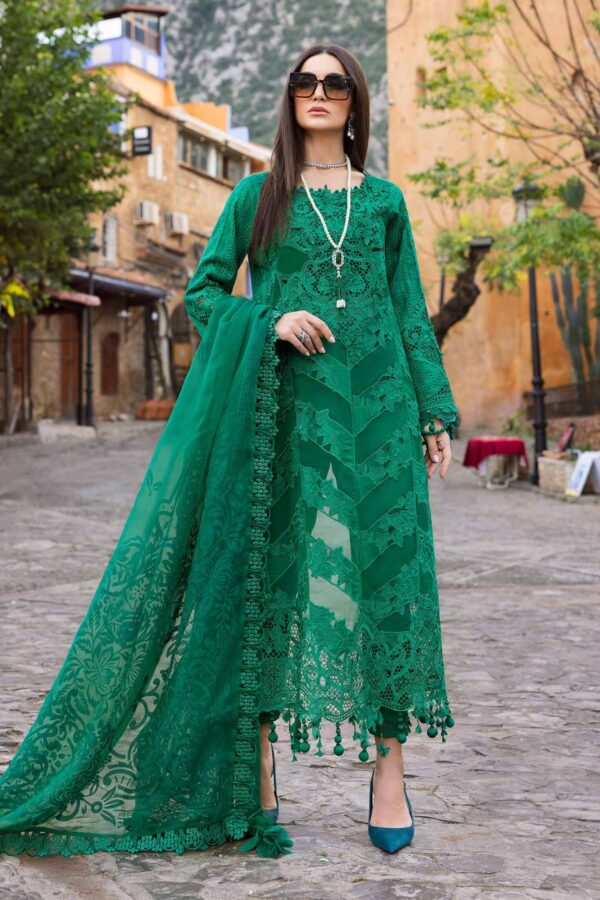 My Fashion Road MARIA B Luxury Unstitched Lawn Collection 2025 | D-2508-B IQ