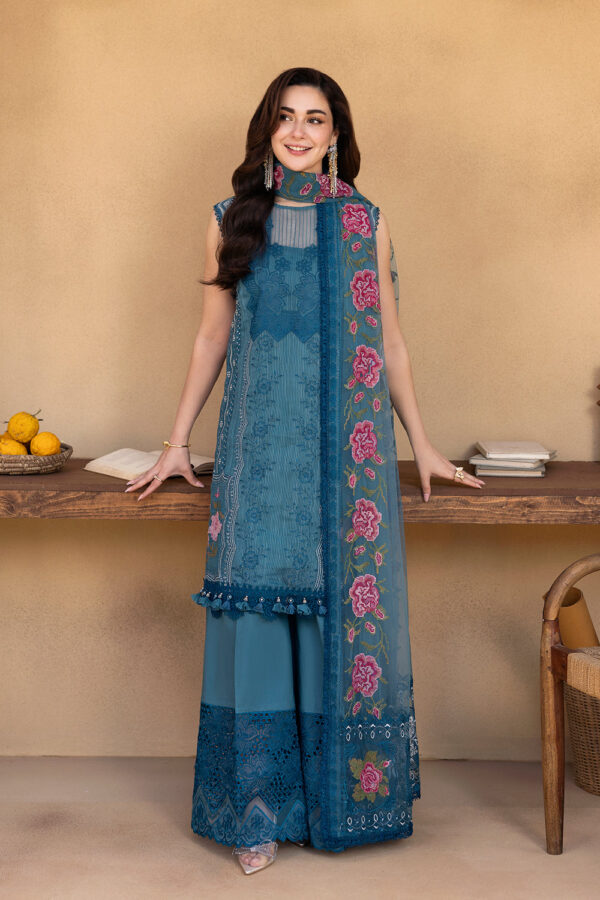 My Fashion Road Saira Rizwan Luxury Lawn Unstitched Collection 2025 | SRL25-12