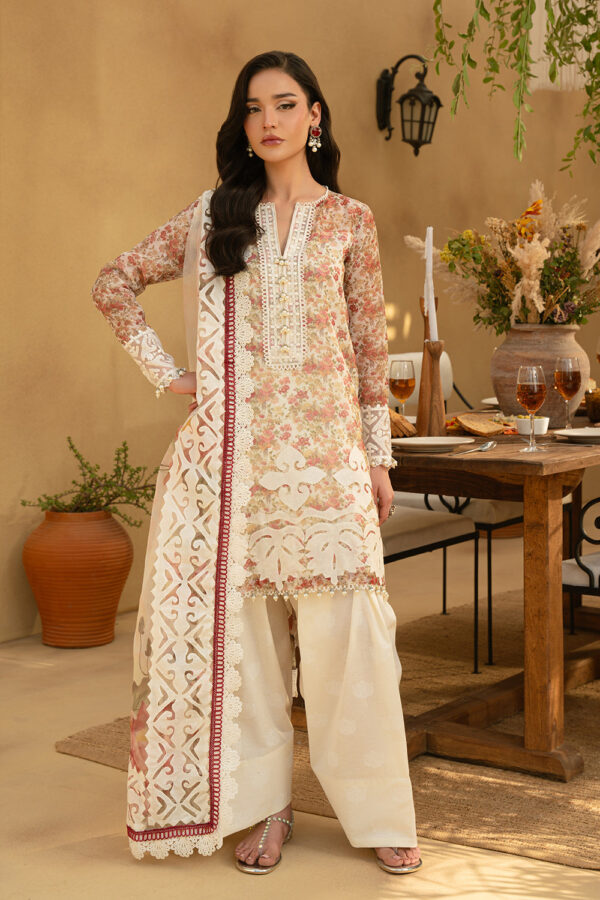 My Fashion Road Saira Rizwan Luxury Lawn Unstitched Collection 2025 | SRL25-6