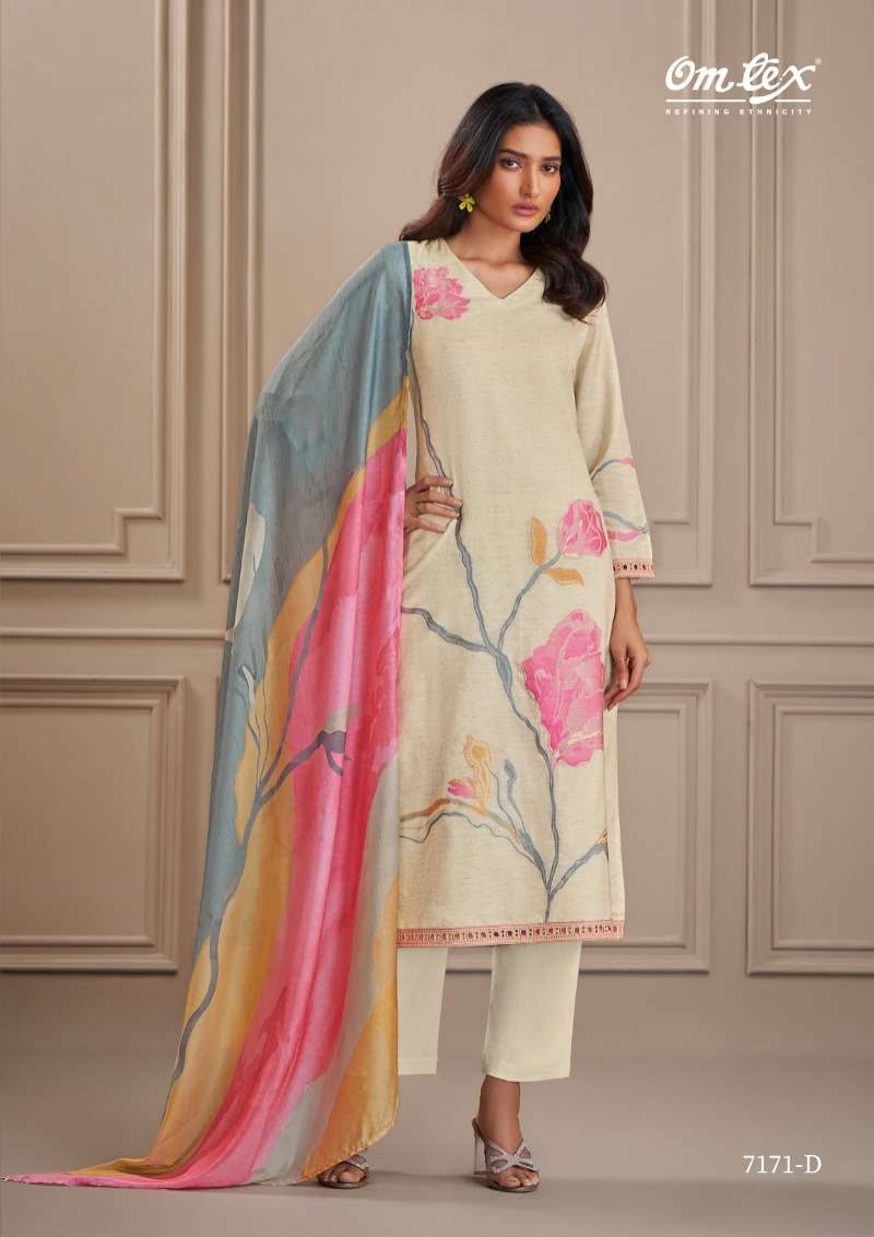 My Fashion Road Omtex Surmai Cotton Silk Jacquard Fancy Suit | 7171 – D My Fashion Road Omtex Surmai Cotton Silk Jacquard Fancy Suit | 7171 – D