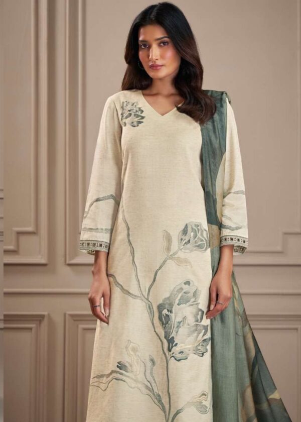 My Fashion Road Omtex Surmai Cotton Silk Jacquard Fancy Suit | 7171 – C