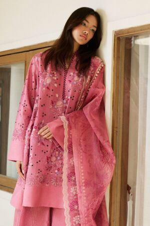 My Fashion Road Zara Shahjahan Satori Luxury Unstitched Lawn 2025 | 10B