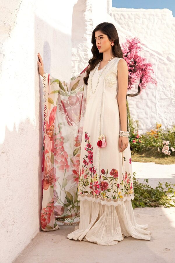 My Fashion Road MARIA B M Basics Unstitched Lawn Collection 2025 | MB-CUS25-701B
