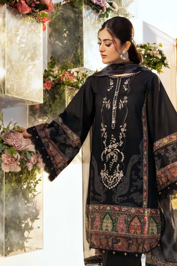 My Fashion Road MARIA B M Basics Unstitched Lawn Collection 2025 | MB-CUS25-703A