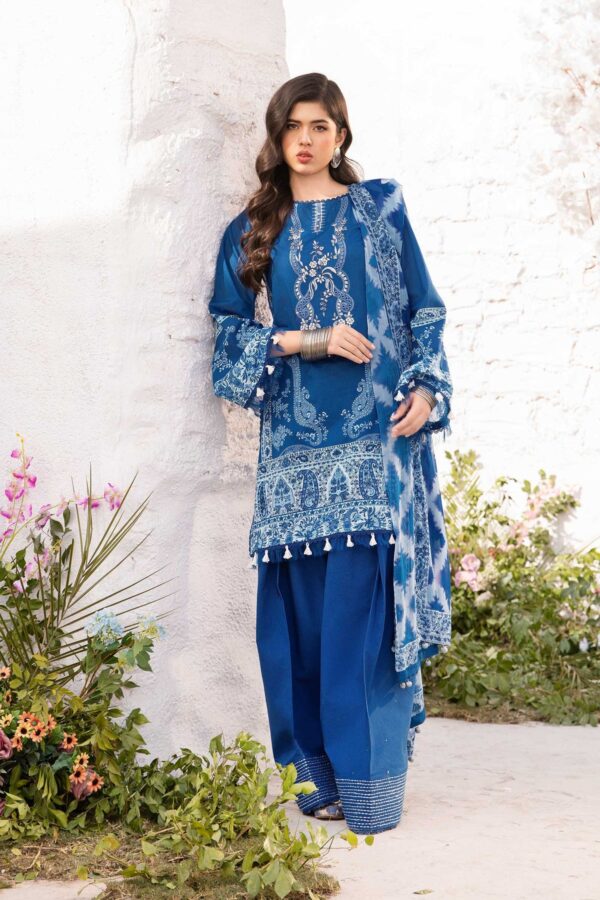 My Fashion Road MARIA B M Basics Unstitched Lawn Collection 2025 | MB-CUS25-703B