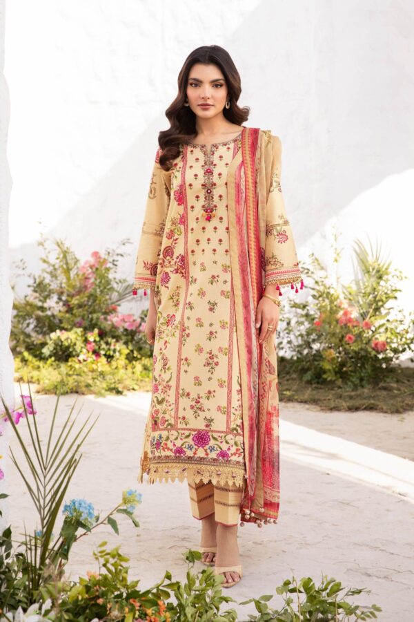 My Fashion Road MARIA B M Basics Unstitched Lawn Collection 2025 | MB-CUS25-705A