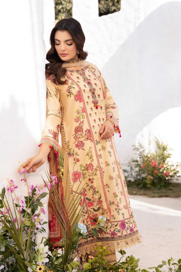 My Fashion Road MARIA B M Basics Unstitched Lawn Collection 2025 | MB-CUS25-705A