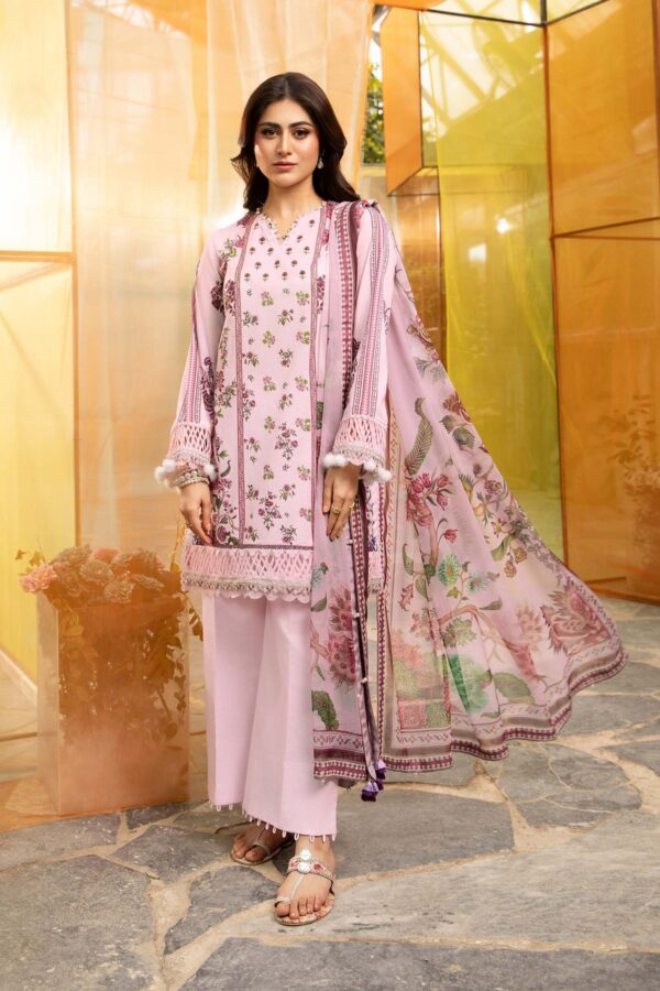 My Fashion Road MARIA B M Basics Unstitched Lawn Collection 2025 | MB-CUS25-705B