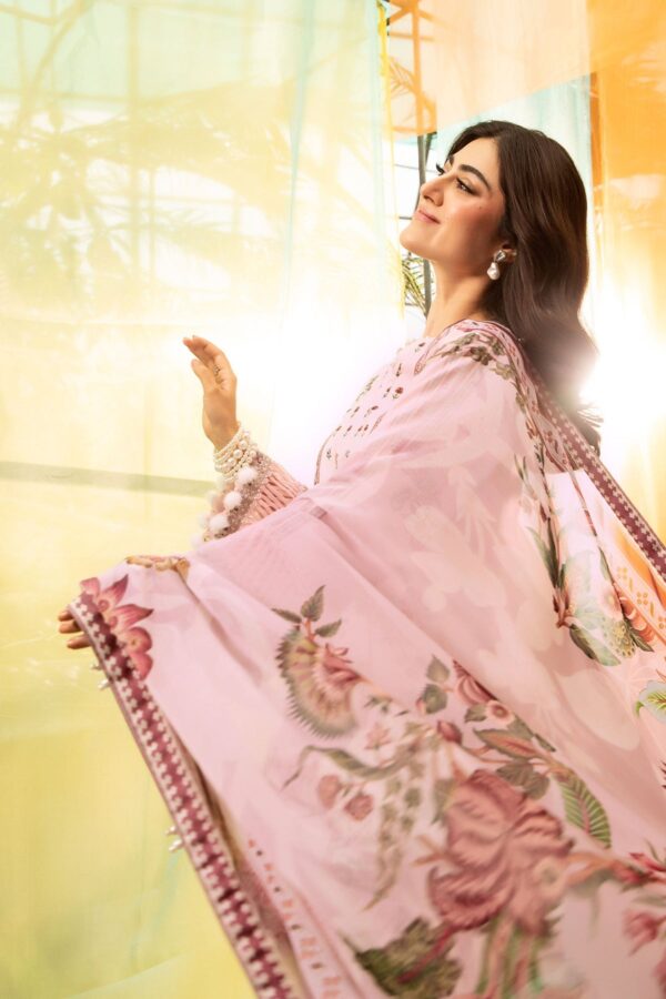 My Fashion Road MARIA B M Basics Unstitched Lawn Collection 2025 | MB-CUS25-705B