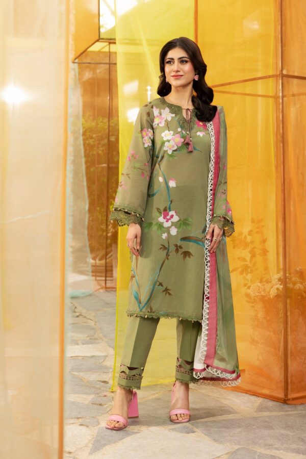My Fashion Road MARIA B M Basics Unstitched Lawn Collection 2025 | MB-CUS25-707A