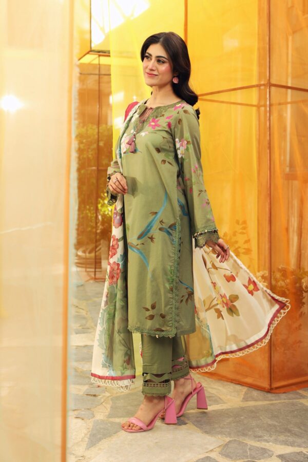 My Fashion Road MARIA B M Basics Unstitched Lawn Collection 2025 | MB-CUS25-707A