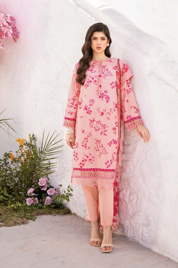 My Fashion Road MARIA B M Basics Unstitched Lawn Collection 2025 | MB-CUS25-709A