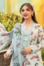 My Fashion Road MARIA B M Basics Unstitched Lawn Collection 2025 | MB-CUS25-709B