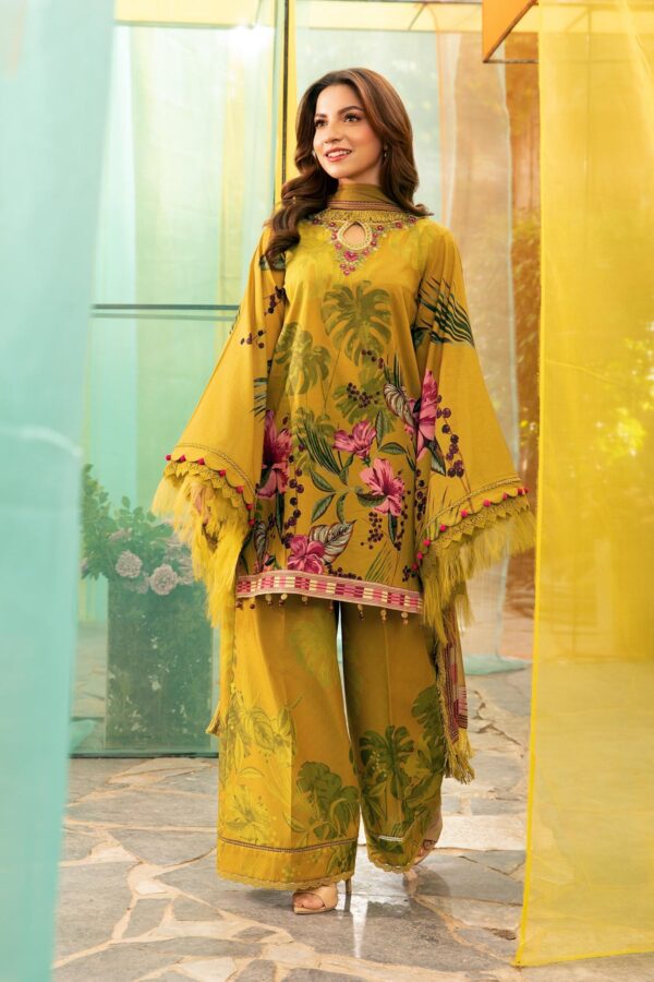 My Fashion Road MARIA B M Basics Unstitched Lawn Collection 2025 | MB-CUS25-710A