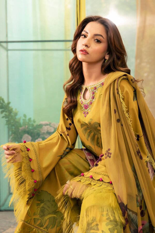 My Fashion Road MARIA B M Basics Unstitched Lawn Collection 2025 | MB-CUS25-710A