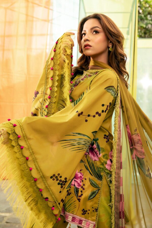 My Fashion Road MARIA B M Basics Unstitched Lawn Collection 2025 | MB-CUS25-710A