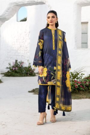 My Fashion Road MARIA B M Basics Unstitched Lawn Collection 2025 | MB-CUS25-710B