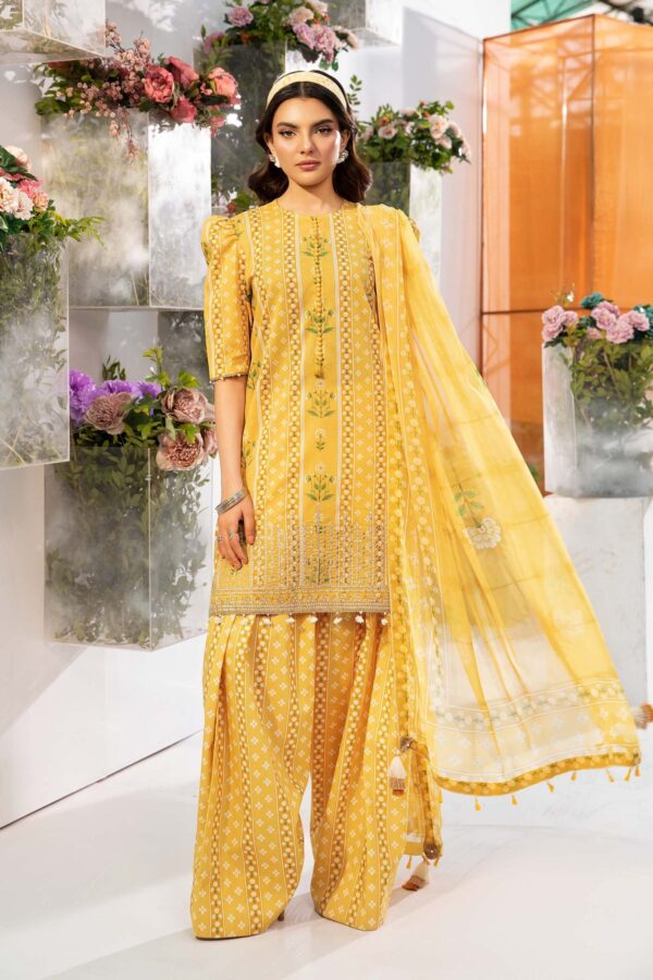 My Fashion Road MARIA B M Basics Unstitched Lawn Collection 2025 | MB-CUS25-711A