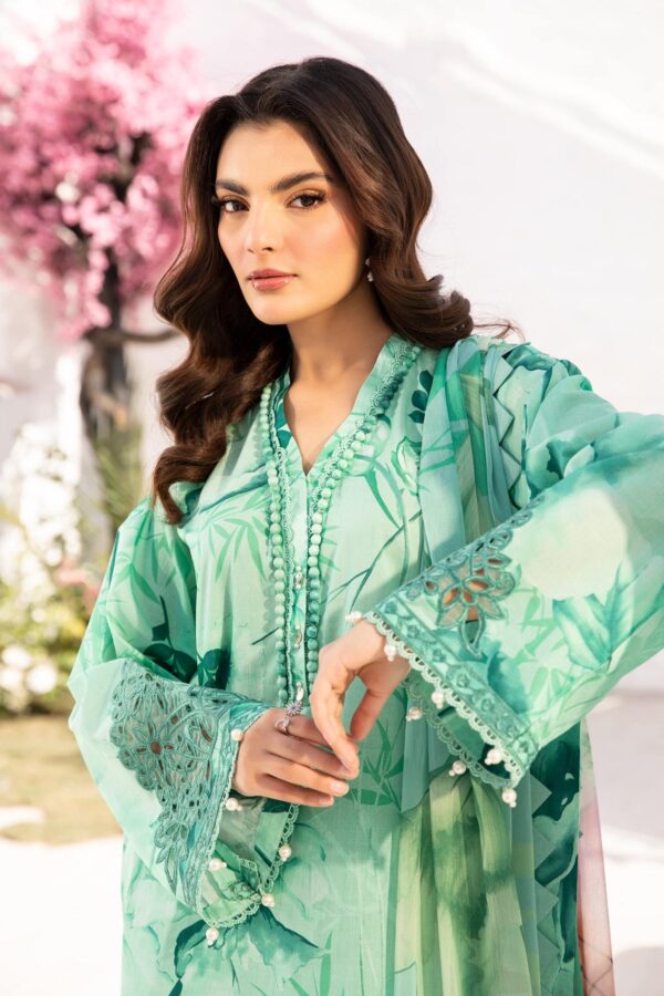My Fashion Road MARIA B M Basics Unstitched Lawn Collection 2025 | MB-CUS25-713A