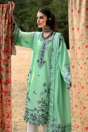 My Fashion Road Zaha Luxury Lawn Unstitched Suits 2025 | ZL25-10 A