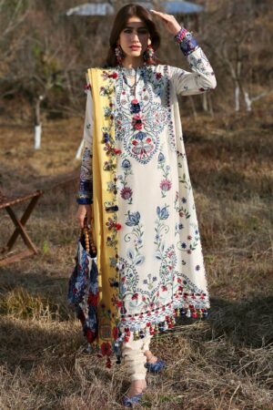 My Fashion Road Zaha Luxury Lawn Unstitched Suits 2025 | ZL25-11 B