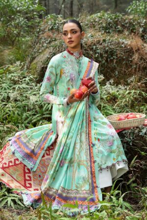 My Fashion Road Zaha Luxury Lawn Unstitched Suits 2025 | ZL25-02 B
