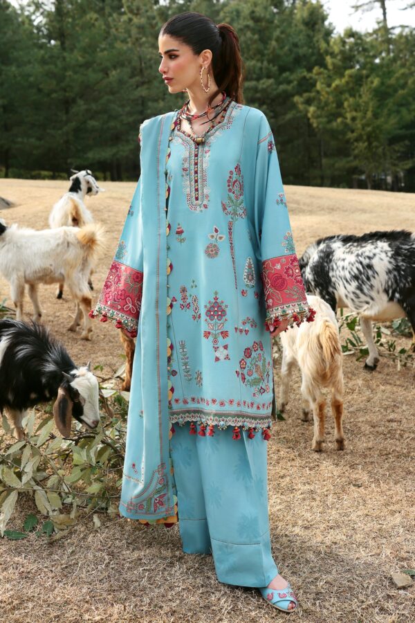My Fashion Road Zaha Luxury Lawn Unstitched Suits 2025 | ZL25-14 A