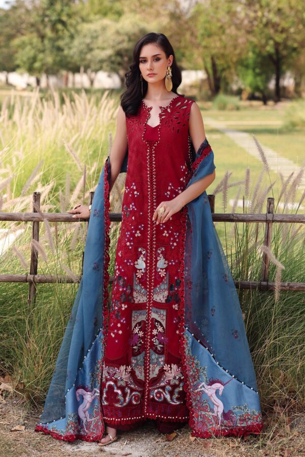My Fashion Road Afrozeh Luxury Lawn Summer Collection 2025 | Glacis