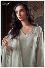 My Fashion Road Ganga Fashion Delila Premium Designs Linen Summer Suit | S3393-A