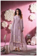 My Fashion Road Ganga Fashion Florissa Pure Linen Premium Designs Suit | S3392 – D