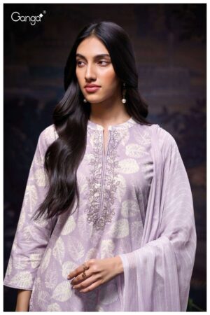 My Fashion Road Ganga Fashion Halie Printed Cotton Ladies Salwar Suit | S3384 – C