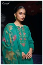 My Fashion Road Ganga Fashion Jaime Fancy Cotton Satin Dress | S3241 – B