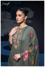 My Fashion Road Ganga Fashion Jaime Fancy Cotton Satin Dress | S3241 – D