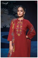 My Fashion Road Ganga Fashion Jaime Fancy Cotton Satin Dress | S3241 – C
