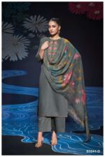 My Fashion Road Ganga Fashion Jaime Fancy Cotton Satin Dress | S3241 – D