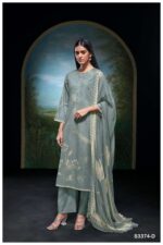 My Fashion Road Ganga Fashion Lexi Printed Cotton Fancy Cotton Suit | S3374 – D