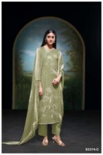 My Fashion Road Ganga Fashion Lexi Printed Cotton Fancy Cotton Suit | S3374 – c
