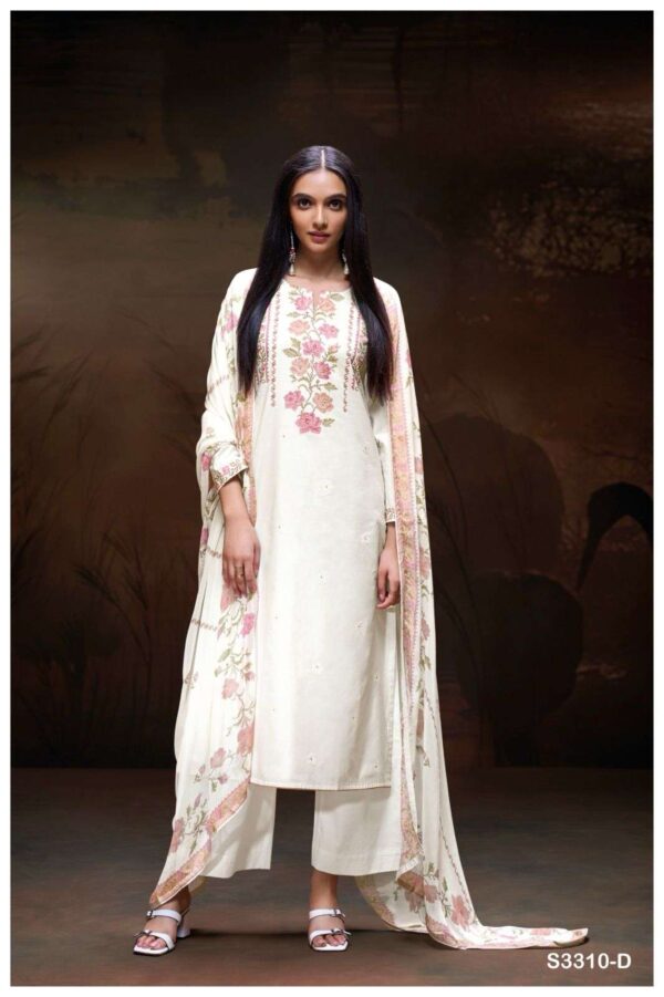 My Fashion Road Ganga Fashion Loxie Latest Design Cotton Ladies Suit | S3310 – D