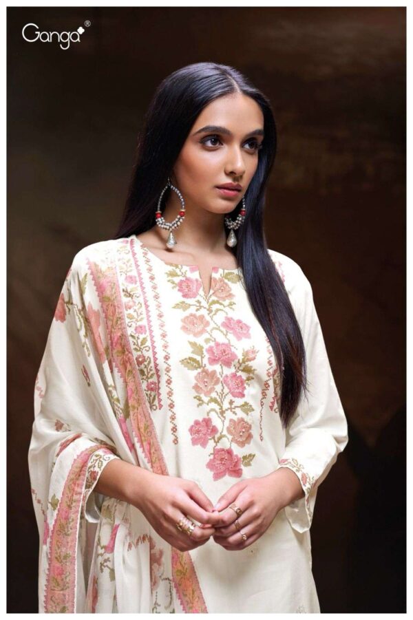 My Fashion Road Ganga Fashion Loxie Latest Design Cotton Ladies Suit | S3310 – D