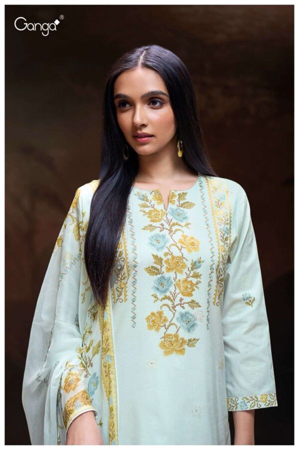 My Fashion Road Ganga Fashion Loxie Latest Design Cotton Ladies Suit | S3310 – A