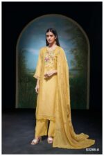 My Fashion Road Ganga Fashion Nithi Pure Bemberg Silk Exclusive Suit | S3288 – A